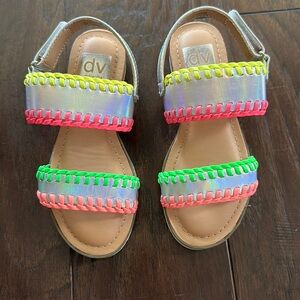 Girls Neon Metallic Dolce Vita Sandals
